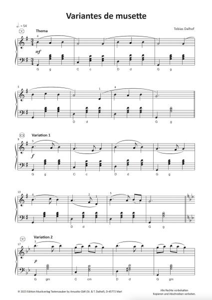 Einfach schöne Musette-Walzer, Tobias Dalhof, Akkordeon-Solo, Standardbass MII, Spielheft, Soloband, Vorspiel, Konzert, Akkordeonunterricht, leicht, Anfänger, Wiedereinsteiger, Akkordeon Noten, Demoseite