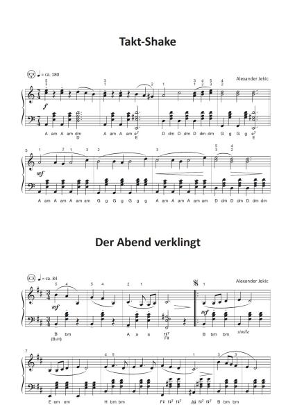 Einfach schöne Weltmusik, Alexander Jekic, Akkordeon-Solo, Standardbass MII, Spielheft, Soloband, Vorspiel, Konzert, Akkordeonunterricht, World Music, leicht, Anfänger, Wiedereinsteiger,inkl. Online-Audio, Akkordeon Noten, Probeseite