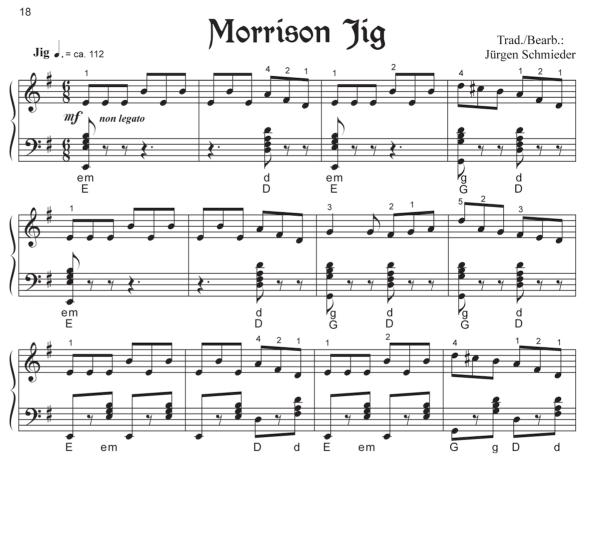 Irish Songs 1, Jürgen Schmieder, Akkordeon Solo, Standardbass MII, ​Soloband, Spielheft, mittelschwer, Irland, Jugendwettbewerbe, Akkordeon Noten