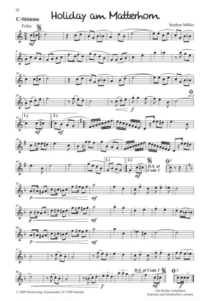 S' Müllers, Stephan Müller, Akkordeon Solo, 2. Stimme, Duett, mittelschwer-schwer, Musette, Dixieland, Polka, Boarisch, Jazz, Tanzjazz, Swing, Akkordeon Noten
