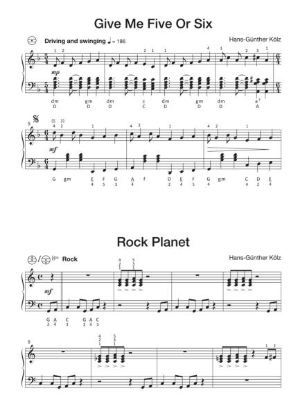 Blue Planet, Hans-Günther Kölz, Spielstücke für Akkordeon-Solo, Originalkompositionen, Mittel- bis Oberstufe, Wettbewerbsstücke, Akkordeon Noten