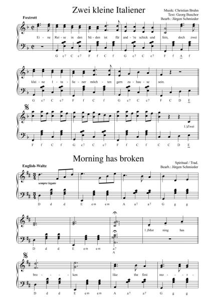 Akkordeon Popular Band 1, Jürgen Schmieder, Akkordeonsolo, Standardbass MII, weltbekannte Melodien, mittelschwer, Akkordeon Noten