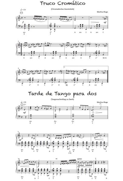 Tangos mit links! (Downloadausgabe), Martina Kluge, Tangos für Akkordeon Solo, Standardbass MII, ​mittelschwer, Akkordeon Noten