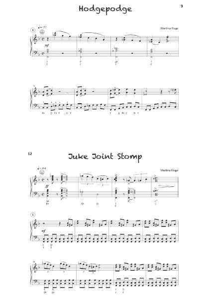Boogies mit links! (Downloadausgabe), Martina Kluge, Akkordeon-Solo mit Standardbass MII, mittelschwer bis schwer, Boogie Woogie, Akkordeon Noten