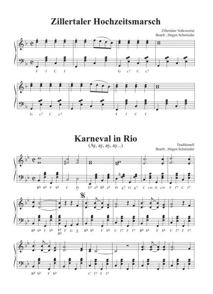 Hüttengaudi Band 1, Jürgen Schmieder, Akkordeon Solo, Standardbass MII, mittelschwer, Fetenhits, Gassenhauer, Stimmungslieder, Akkordeon Noten