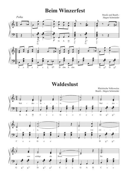 Hüttengaudi Band 2, Jürgen Schmieder, Akkordeon Solo, Standardbass MII, mittelschwer, Fetenhits, Gassenhauer, Stimmungslieder, Akkordeon Noten
