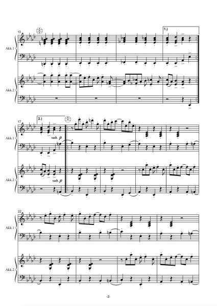 Maple Leaf Rag, Akkordeon Duo, Scott Joplin, Sandra Keller, Melodiebass MIII, schwer, Oberstufen, Ragtime, Wertungsstück, Wettbewerb, Wettbewerbsliteratur, Akkordeon Noten