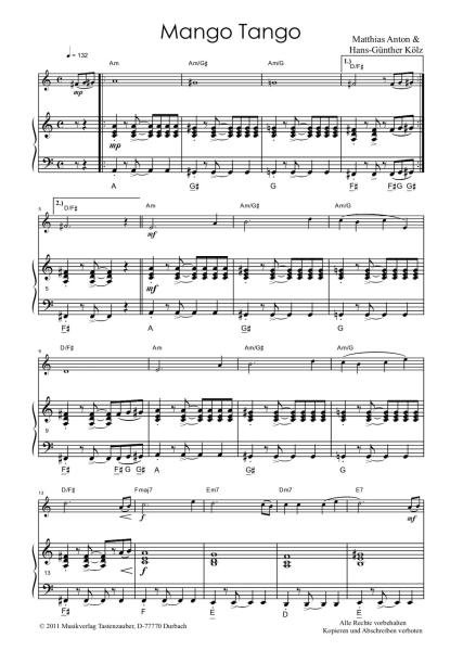Footprints, Hans-Günther Kölz, Matthias Anton, Akkordeon und Melodieinstrument in C, Bb oder Eb, mittelschwer, Akkordeon plus, Kammermusik, Akkordeon Noten