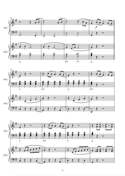 Checkpoint, Hans-Peter Klein, Suite für Akkordeon Duo, Standardbass MII, leicht-mittelschwer, Mittelstufe, Wertungsstück, Wettbewerb, Wettbewerbsliteratur, Akkordeon Noten