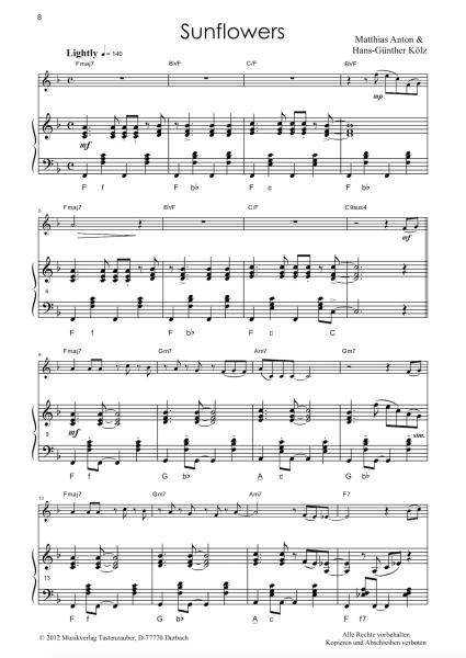 Postcards, Hans-Günther Kölz, Matthias Anton, Akkordeon und Melodieinstrument, mittelschwer, Akkordeon plus, Kammermusik, Duo, Duett, Akkordeon Noten