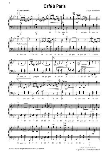 Musette - Spezialitäten, Akkordeon Solo, Standardbass MII, Walzer, mittelschwer-schwer, Schmieder, Kölz, Jekic, Ruß, Müller, Glück, Felder, van Boxel, Giraud, Akkordeon Noten