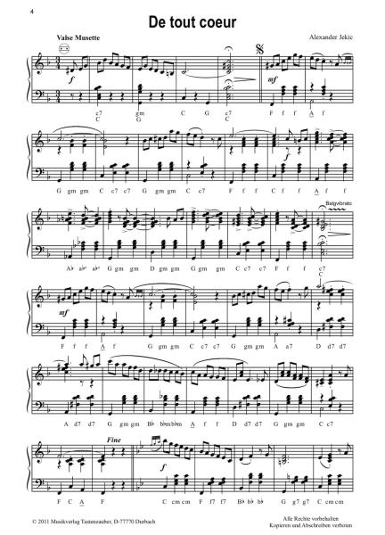 Musette - Spezialitäten, Akkordeon Solo, Standardbass MII, Walzer, mittelschwer-schwer, Schmieder, Kölz, Jekic, Ruß, Müller, Glück, Felder, van Boxel, Giraud, Akkordeon Noten