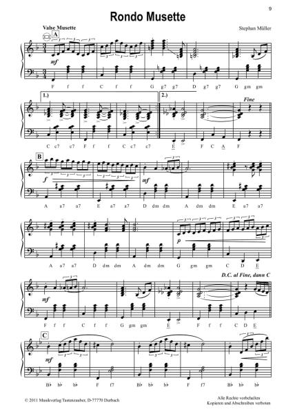 Musette - Spezialitäten, Akkordeon Solo, Standardbass MII, Walzer, mittelschwer-schwer, Schmieder, Kölz, Jekic, Ruß, Müller, Glück, Felder, van Boxel, Giraud, Akkordeon Noten