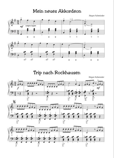 Die Tastenzwerge Band 2, Jürgen Schmieder, Akkordeon Solo, Standardbass MII, leicht-mittelschwer, Anfänger, Schüler, Akkordeon Noten, Akkordeonunterricht, Begleitheft, Spielheft