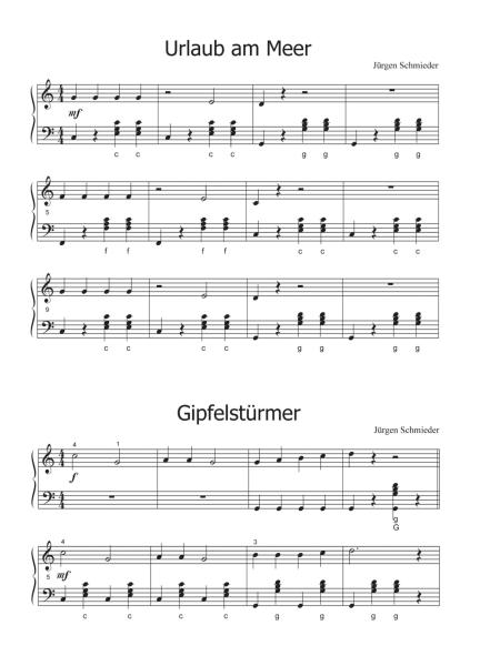 Einfach Akkordeon Band 1, Jürgen Schmieder, Spielstücke für Akkordeonsolo in C- und G-Lage, Standardbass MII, sehr leicht, Elementarstufe, Schüler, 5-Tonraum, Anfänger, Akkordeonunterricht, Akkordeon Noten