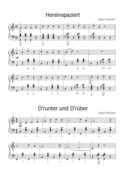 Einfach Akkordeon Band 2, Jürgen Schmieder, Akkordeonsolo, Standardbass MII, Übungsstücke, Spielstücke, sehr leicht, Elementarstufe, Anfänger, Akkordeon Noten
