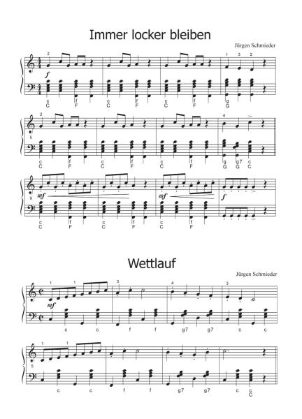 Akkordeon Noten Easy Akkordeon Band 2  leicht leMittel Weltbekannte Melodien 