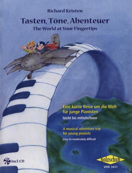 Tasten, Töne, Abenteuer, Richard Kristen, Klavier, Spielheft, Soloband, musikalische Reise, Rätsel, Hindernisse, leicht-mittelschwer, ​mit Audio-CD, Klavierunterricht, Klavier Noten