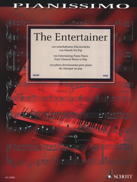 The Entertainer, Hans-Günter Heumann, Klavier-Solo, Piano-Solo, Spielheft, Soloband, leicht, Klavier Noten, 100 unterhaltsame Klavierstücke von Klassik bis Pop, Cover