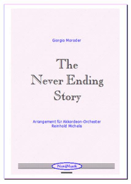 The Never Ending Story, Giorgio Moroder, Reinhold Michelis, Akkordeon-Orchester, Titelmusik, Soundtrack, Filmmusik, leicht, Akkordeon Noten, Cover