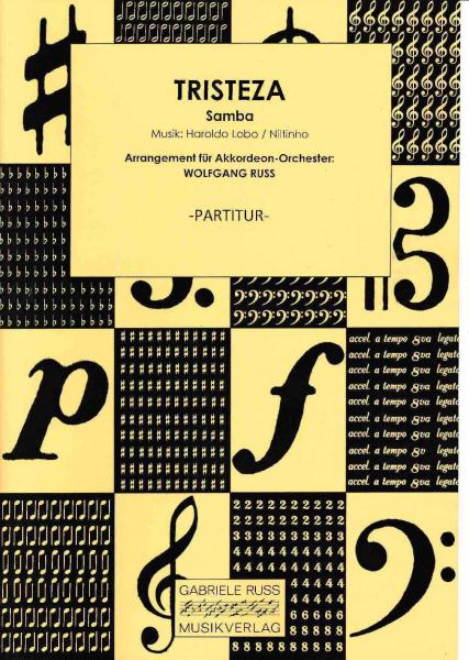 Tristeza, Haroldo Lobo, Niltinho, Wolfgang Ruß, Akkordeon-Orchester, Samba, mittelschwer, Akkordeon Noten
