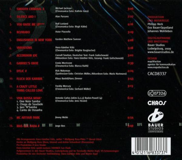 Variations, Hans-Günther Kölz, Orchester Hohnerklang Trossingen, Bauer Studios Ludwigsburg, Label Chaos, Rock, Pop, Classics, Jazz