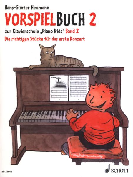 Vorspielbuch 2, Hans-Günter Heumann, Klavier-Solo, Piano-Solo, Spielheft, Soloband, erste Vorspielstücke, sehr leicht, Klavier Noten, Cover