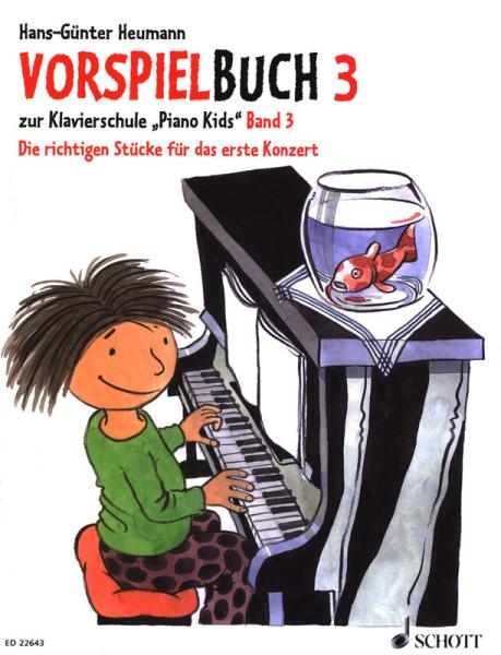 Vorspielbuch 3, Hans-Günter Heumann, Klavier-Solo, Piano-Solo, Spielheft, Soloband, erste Vorspielstücke, sehr leicht-leicht, Klavier Noten, Cover