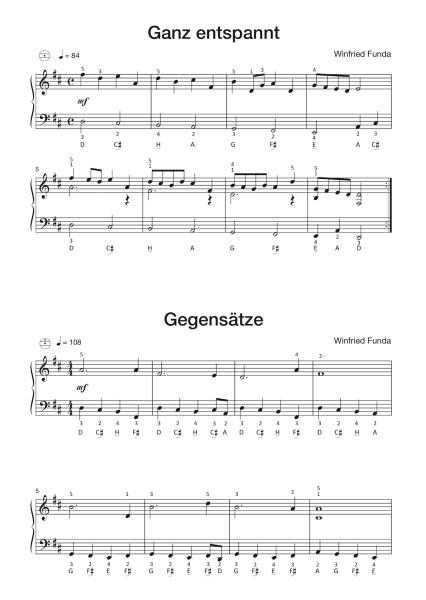 Bass... Bässer... Am Besten! 1, Winfried Funda, Akkordeon-Solo, ​Standardbass MII, Einzeltonspiel, Spielheft, Soloband, leicht-mittelschwer, Akkordeon Noten