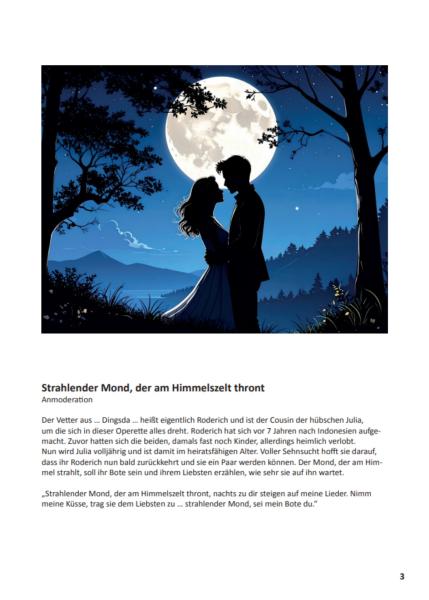 Jede Wette ... Operette, Winfried Funda, Akkordeon-Solo, ​Standardbass MII, Spielheft, Soloband, Konzert, Auftritt, mit Anmoderationen, mittelschwer, Akkordeon Noten, Ansichtsseite