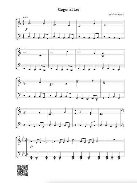 Aus meinem Fotoalbum, Winfried Funda, Klavier-Solo, Piano-Solo, Spielheft, Soloband, musikalische Bildbeschreibungen, 17 Klavierstücke, leicht-mittelschwer, Klavier Noten, Originalkompositionen, Originalmusik, Klavier spielen lernen, Probeseite