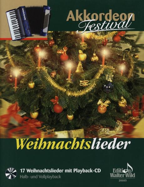 Weihnachtslieder, Arturo Himmer, Akkordeon-Solo, Standardbass MII, Spielheft, Soloband, mit Playback-CD, Weihnachten, Christmas, mittelschwer, Weihnachtsnoten, Akkordeon Noten, Cover