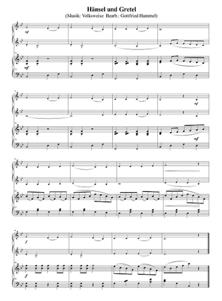 You and me and a Simple Melody, Gottfried Hummel, Spielheft, Blasmusik-Duo Melodieinstrumente in B, Klavierstimme ad lib., Duoband, Kammermusikband, Traditionals, Volksweisen, sehr leicht, Grad 1, erstes Zusammenspiel, Blasmusik Noten, Kammermusik Noten,