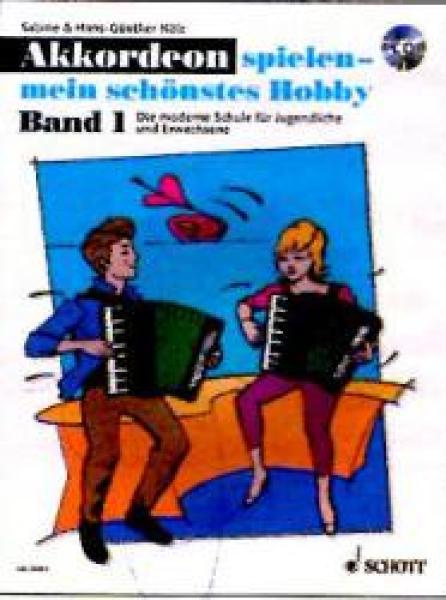 Akkordeon spielen - mein schönstes Hobby Band 1, Hans-Günther Kölz, Sabine Kölz, Schulwerk, Akkordeon mit Standardbass (MII), sehr leicht-leicht, Lehrwerk, Anfänger, Wiedereinsteiger, Akkordeon Noten