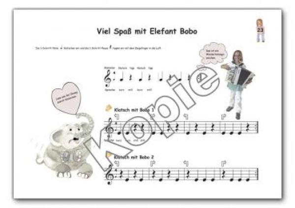 Akkordeon-Spiel mit Tasti und Basti 1, Marianne Baldauf, Schulwerk für Akkordeon, Akkordeonschule, Piano-Akkordeon, C-Griff Knopf, B-Griff Knopf, sehr leicht, Akkordeonspielen lernen, Anfänger, Akkordeon Noten