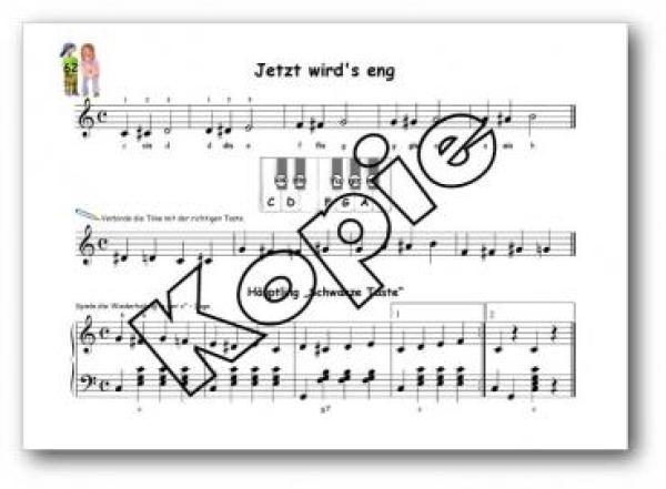 Akkordeon-Spiel mit Tasti und Basti im Notenparadies 2, Marianne Baldauf, Schulwerk für Akkordeon, Akkordeonschule, Piano-Akkordeon, C-Griff Knopf, B-Griff Knopf, sehr leicht, Akkordeonspielen lernen, Anfänger, Akkordeon Noten