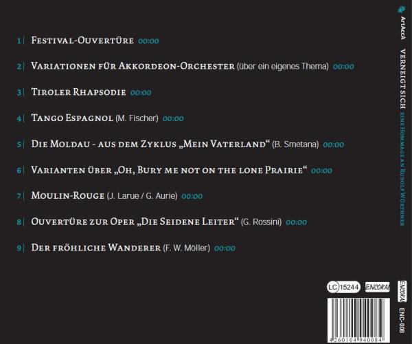 CD mit Werken von Rudolf Würthner