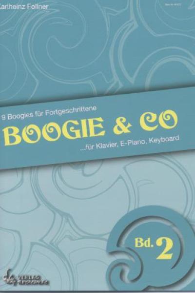 Boogie & Co Band 2, Karlheinz Follner, Alexander Jekic, Klavier, E-Piano, Keyboard, Spielheft, Soloband, leicht, Klavier Noten, Klavierunterricht, Klavier spielen lernen