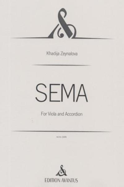 SEMA, Khadija Zeynalova, Kammermusikkomposition für Akkordeon und Viola, Kammermusik-Duo, Duett, schwer-sehr schwer, Originalkomposition, Originalmusik, Kammermusik Noten, Cover