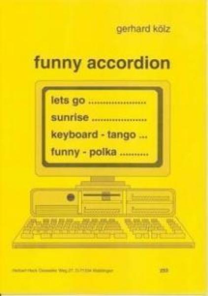 Funny Accordion, Gerhard Kölz, Akkordeon-Solo, 2. Stimme, Spielheft, Soloband, leicht, Akkordeon Noten