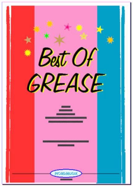 Best Of Grease, Wolfgang Ruß, Akkordeon-Orchester, Medley, Potpurri, Musical-Film, John Travolta, Olivia Newton-John, mittelschwer, Akkordeon Noten