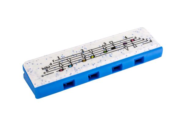Hohner Speedy, Diatonische Mundharmonika, Tonumfang 1 Oktave (c''-c'''), C-Stimmung, 4 Löcher, weit voneinander entfernte Kanalöffnungen, robuste Bauweise, ideal für Anfänger, für Kinder im Vorschulalter, Einzel- und Gruppenunterricht, Klassenmusizieren,