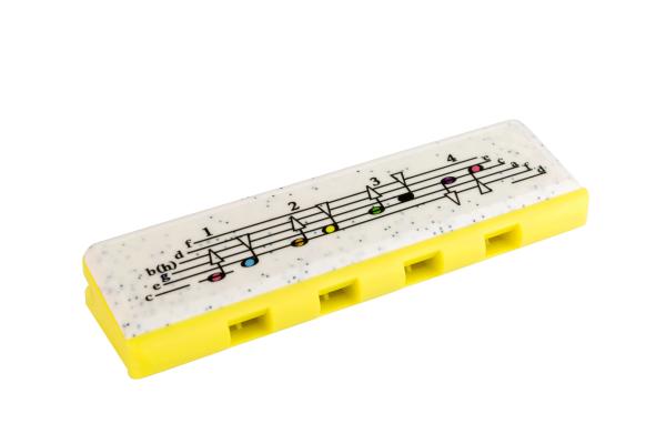 Hohner Speedy, Diatonische Mundharmonika, Tonumfang 1 Oktave (c''-c'''), C-Stimmung, 4 Löcher, weit voneinander entfernte Kanalöffnungen, robuste Bauweise, ideal für Anfänger, für Kinder im Vorschulalter, Einzel- und Gruppenunterricht, Klassenmusizieren,