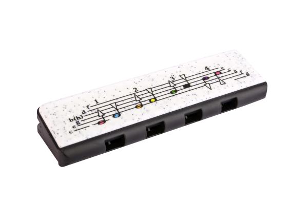 Hohner Speedy, Diatonische Mundharmonika, Tonumfang 1 Oktave (c''-c'''), C-Stimmung, 4 Löcher, weit voneinander entfernte Kanalöffnungen, robuste Bauweise, ideal für Anfänger, für Kinder im Vorschulalter, Einzel- und Gruppenunterricht, Klassenmusizieren,