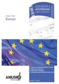 Europa, Jason Carr, viersätzige Suite für Akkordeon-Orchester, sehr schwer, Höchststufe, Originalmusik, Originalkomposition, LAO, Wertungsstück, Wettbewerbsliteratur, Akkordeon Noten