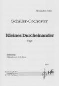 Kleines Durcheinander, Alexander Jekic, Schülerorchester, Akkordeonorchester, Fuge, Wertungsstück, Wettbewerbsliteratur, Wettbewerbsstück, leicht, Elementarstufe, Originalmusik, Originalkomposition, Akkordeon Noten, erste Orchesterstücke