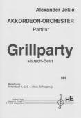 Grillparty, Marsch-Beat, Alexander Jekic, Schüler-Orchester, Akkordeonorchester, leicht, Originalmusik, Originalkomposition, Akkordeon Noten