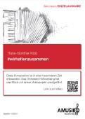 #wirhaltenzusammen, Akkordeon-Solo, Hans-Günther Kölz, leicht-mittelschwer, Ballade, Akkordeon Noten