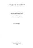 Bergisches Ständchen, Johann Louis Georg Grimm, Johann Murg, Akkordeonorchester, klassische Musik, mittelschwer, Akkordeon Noten, Cover