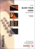 Blow Your Horn, Kees Vlak, Gerd Huber, Akkordeonorchester, Swingmarsch, Marschmusik, mittelschwer-schwer, Akkordeon Noten, Cover